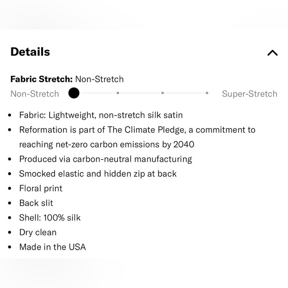 Reformation Frankie Silk Slip Dress NWT Size 8 Tea Garden Green Floral - Picture 12 of 12